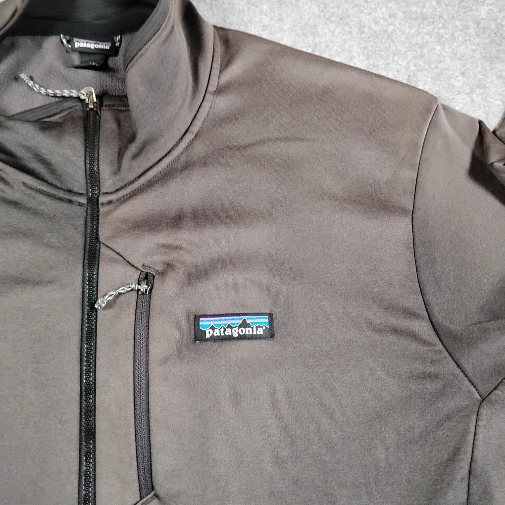 Patagonia R1 Daily Jacket Mens Large Faded Black Full Zip Fleece 40510 SP23
